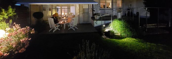 vom Garten aus