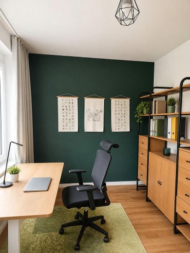 Wohnen im Grünen: Modernes Townhouse mit Garten und zwei Dachterrassen – Arbeitszimmer 1. OG