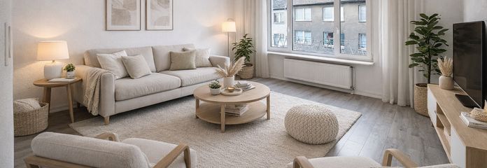 Wohnzimmer - Visualisierung