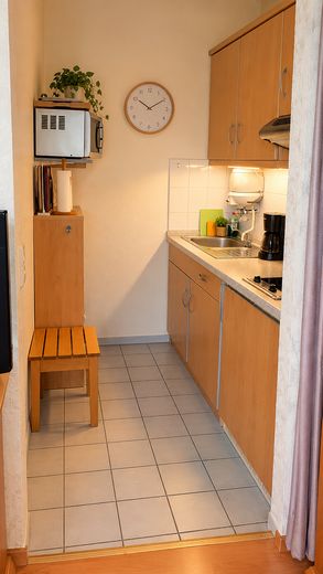 Küçük daire, büyük potansiyel – Duhnen’de Haus Hohe Worth · Balkon ve garaj – Fotoğraf 10