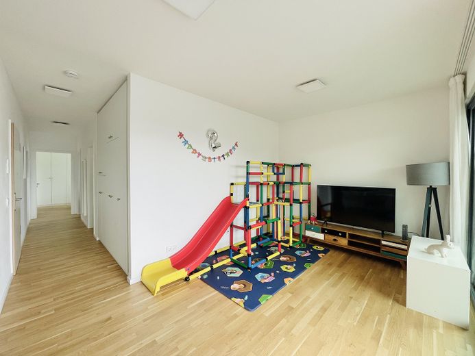Wohnzimmer und Flur
