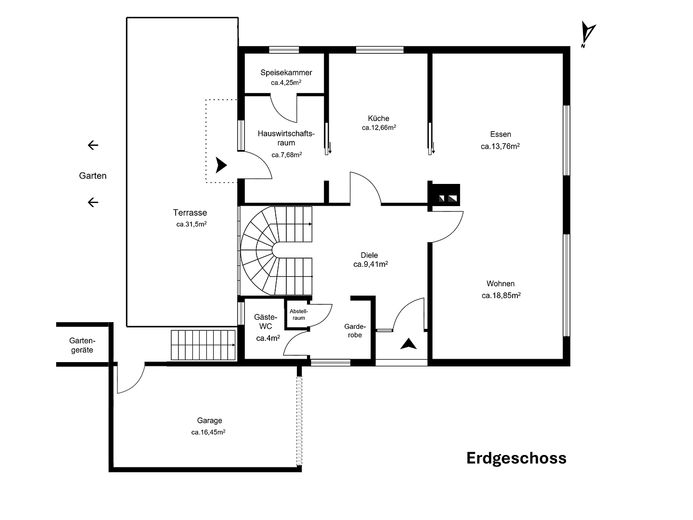 Grundriss Erdgeschoss