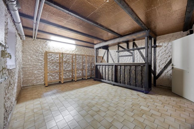 Königsdorf:  DHH mit 146 m², Wintergarten, Keller, Garage &amp; Traumgarten / Dach &amp; Fenster saniert! – Gemütlicher Partykeller mit Bar