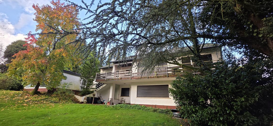 Gartenblick auf das Haus