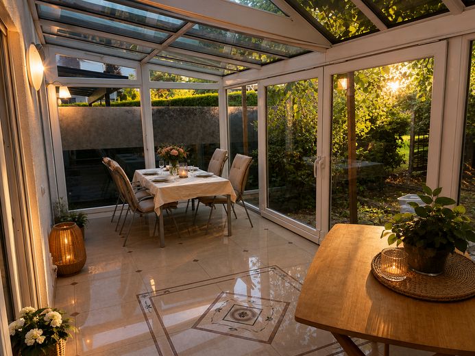 Modernes Haus in Oberursel nähe FIS und EDEKA – Beheizbarer Wintergarten