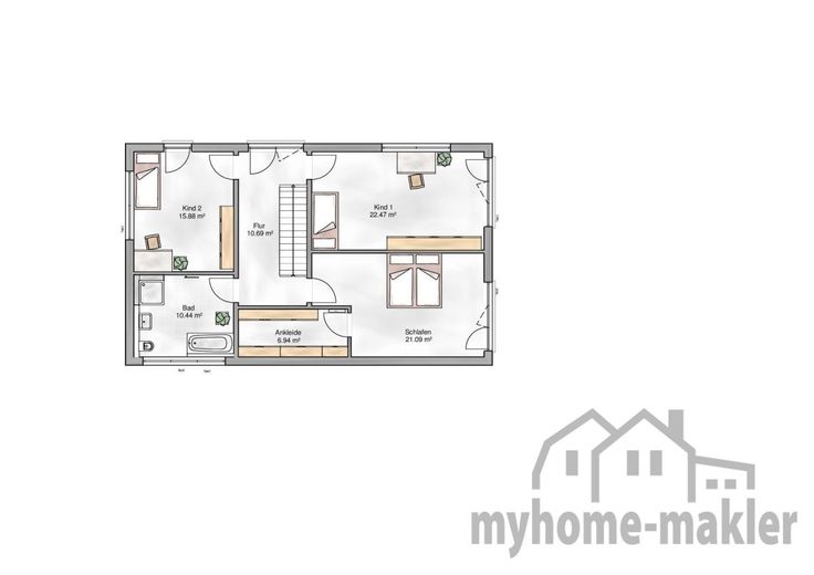 NEU IN STEIN BAUHAUS für mehr Platz und Lebensqualität mit Keller in GUTER LAGE – Amsterdam_og