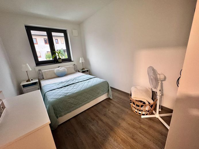 Barrierefreie 2-Zimmer Wohnung mit Aufzug (KfW 55) – Schlafzimmer möbliert