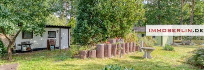 IMMOBERLIN.DE - Sehr idyllisch! Großzügiges Baugrundstück beim Falkenhagener See