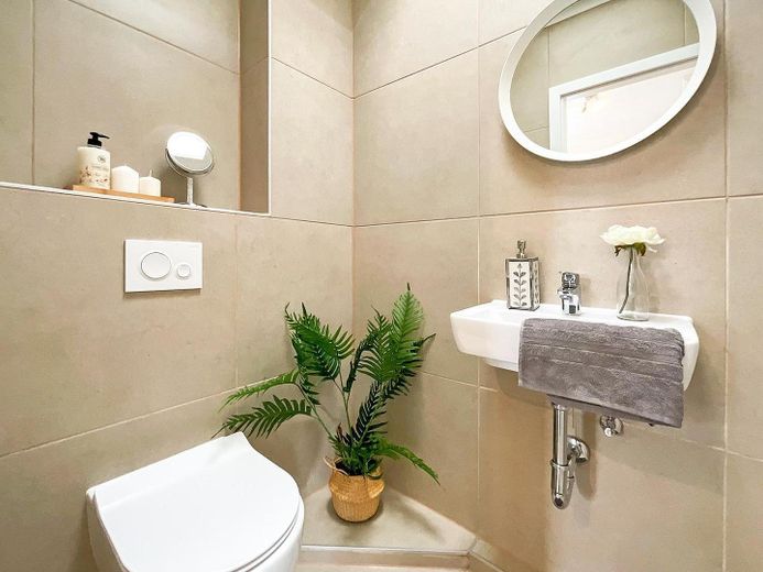 Heller Bungalow mit Südterrasse – Komfortables Wohnen auf einer Ebene - provisionsfrei – Gäste-WC