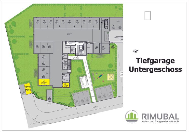 Bahçeli hayalinizdeki daire – Tiefgarage/ Stellplatz