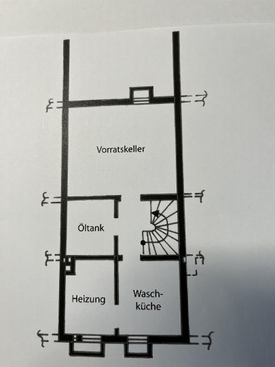 Casa a schiera centrale ampiamente ristrutturata nel 2026 a Geestemünde – Grundriss Vollkeller
