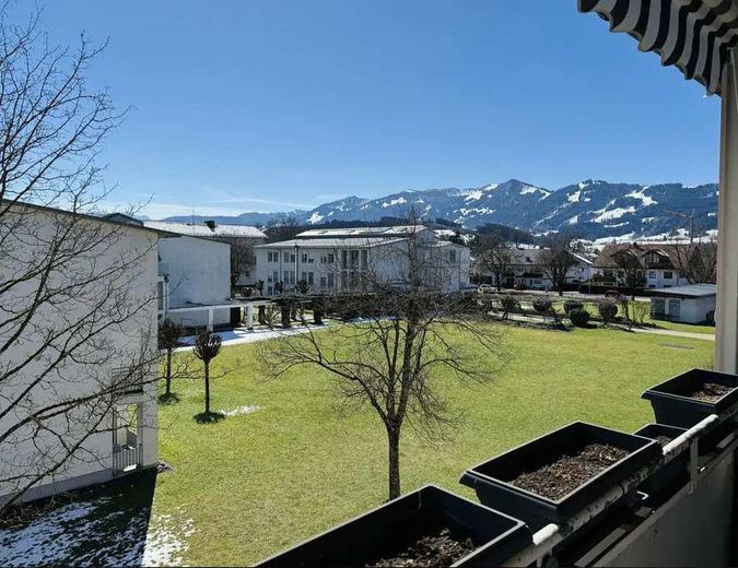 Frei zum November! Schöne 4-Zi-Whg in Sonthofen/Allgäu – Südseite Aussicht
