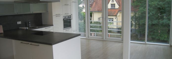 Wohnküche mit Blick n.Westen