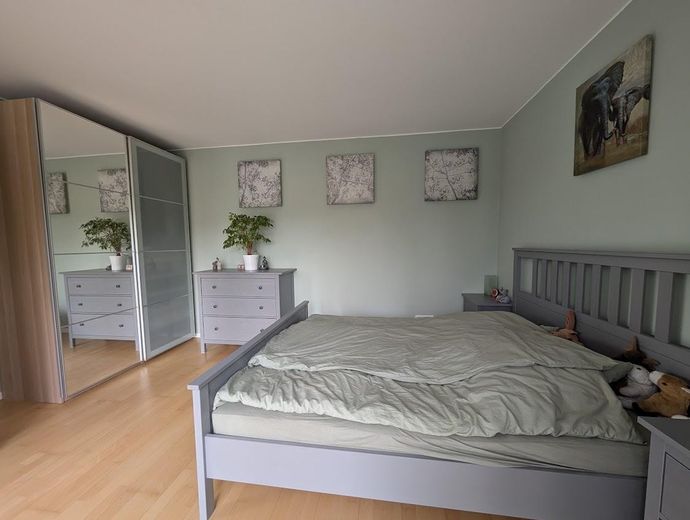 Casa di testa individuale di architetto con 4 locali a Schenefeld – Schlafzimmer