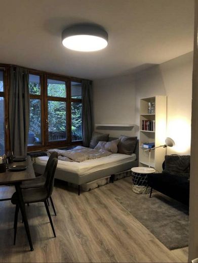 Appartement calme d’une pièce avec terrasse orientée au sud et jardin privatif à Schwabing-West – sans commission – Photo 1