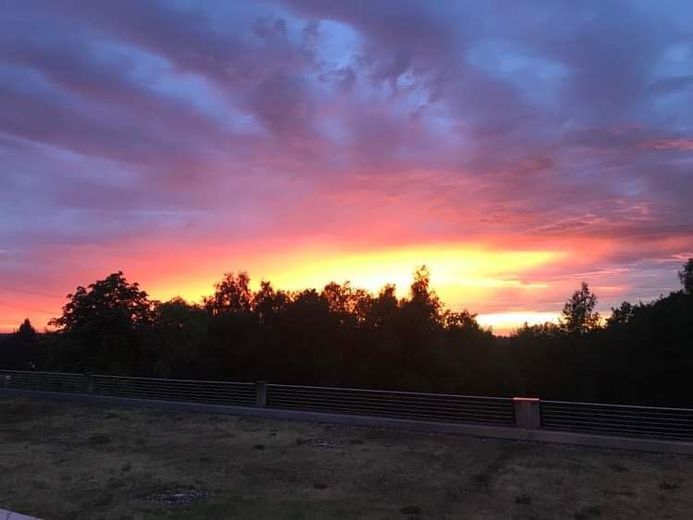 Sonnenuntergang Terrasse
