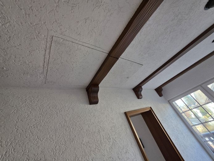 Blick zur Dachbodentreppe