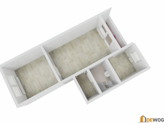 neu sanierte 2-Raum-Wohnung ab Mitte/Ende August zu vermieten – फोटो 1