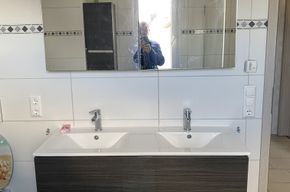 Sonderpreis befristet; attraktives KfW 70 Haus, Wärmepumpe, direkt vom Eigentümer, – Bad