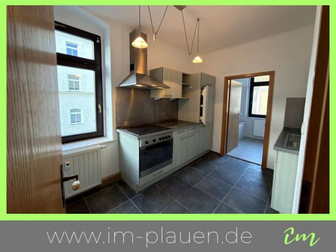 Einbauküche - Badewanne - Tageslichtbad - Stellplatz | 2-Zimmer-Wohnung Plauen Haselbrunn – Foto 1