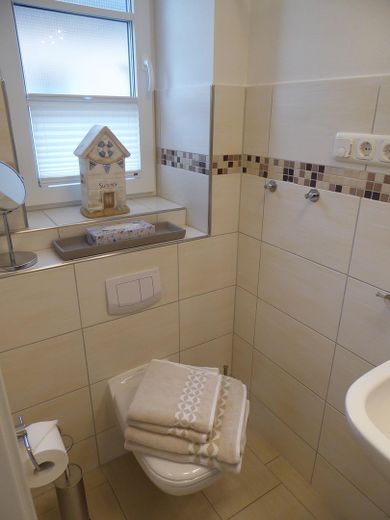 VON PRIVAT - STIL & CHARME! - Photovoltaik, Raumwunder, Garten, Gartenhaus... – DUSCHBAD, WC - EG