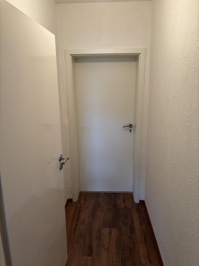 Appartamento di 3 locali appena ristrutturato con vista sul Deister, balcone, cucina componibile e ascensore a Berenbostel – Flur