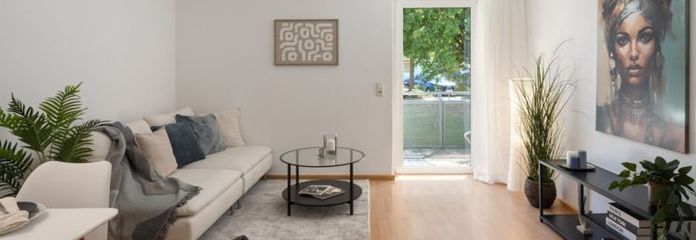 Helle 2-Zimmer-Wohnung mit Balkon - zentral in Traunreut und nahe Chiemsee