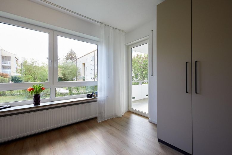 Vollvermietete 4-Zimmer-WG-Wohnung in Obermenzing, saniert und möbliert – Zimmer 1
