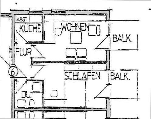 2 ZKB - Apartment als Kapitalanlage in Hohenecken zu verkaufen – 5255 - Grundriss