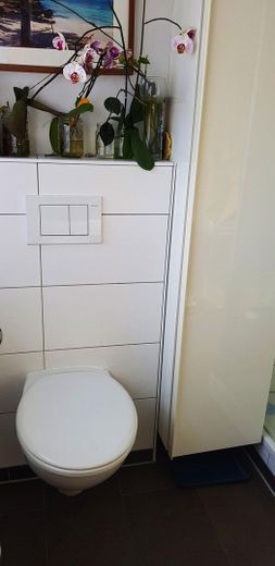 modernes Bad mit Hänge WC