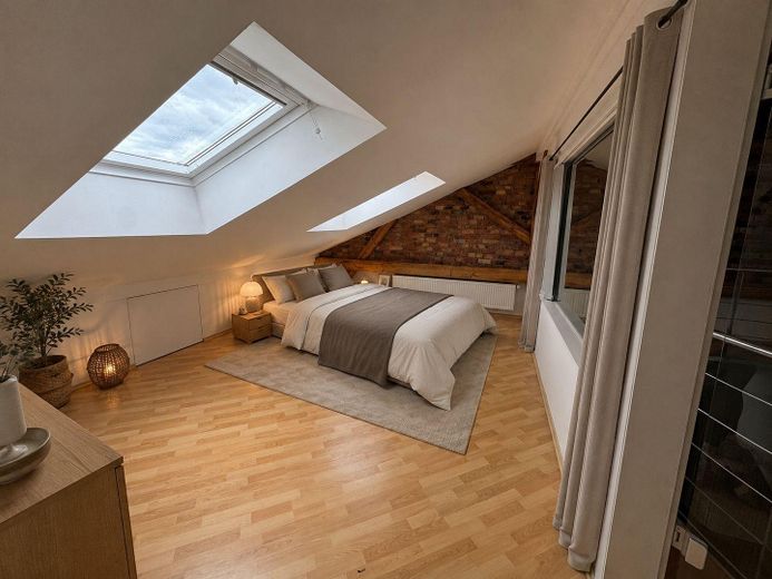 العمل والسكن في شقة تصميمية علوية تحت سقف واحد – Möglicher Umbau 3.OG Wohnung