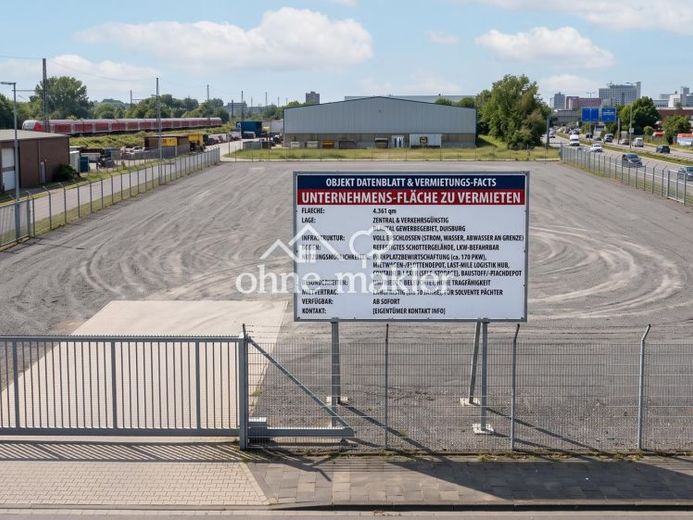 Działka do dzierżawy w centralnej lokalizacji naprzeciwko dworca głównego / park kontenerowy / wypożyczalnia samochodów / carsharing / – Zdjęcie 1