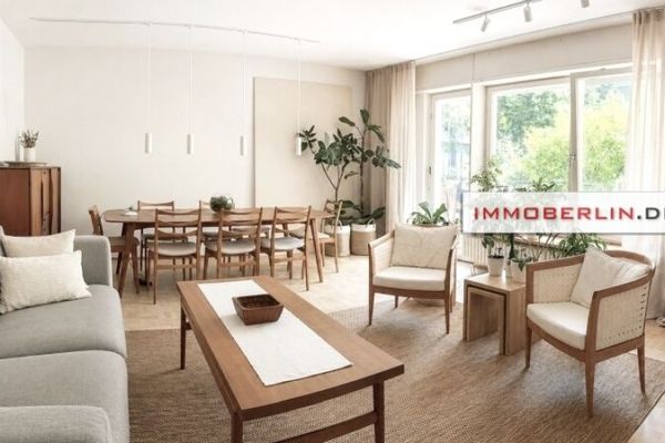 IMMOBERLIN.DE - Toplage! Großzügige hausähnliche Wohnung mit herrlicher Südostterrasse & Garage
