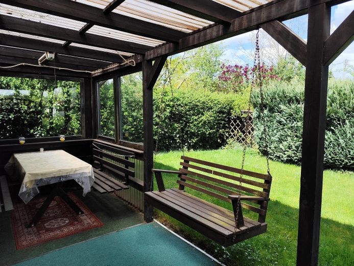 überdachte Terrasse