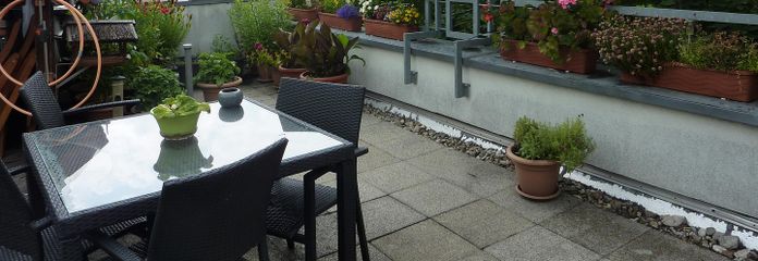 35 m² Dachterrasse