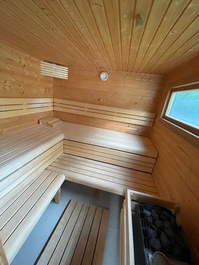 Saunahaus mit Bio-Sauna