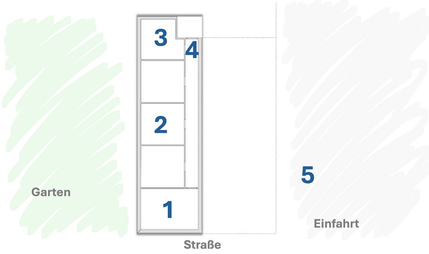 vereinfachter Grundriss