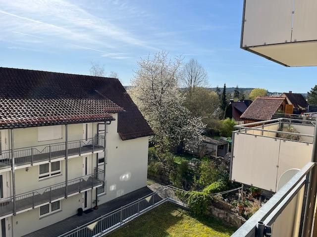 Blick vom Balkon