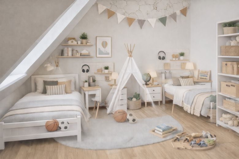 Kinderzimmer Visualisierung KI