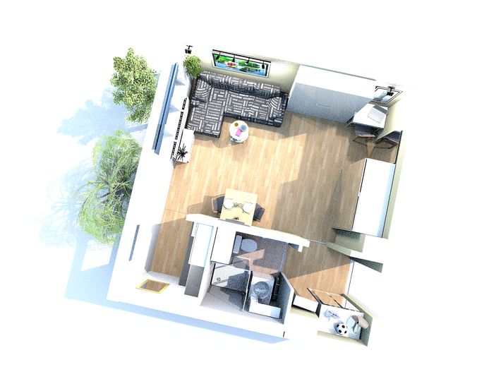 Tagsüber alles eingeklappt