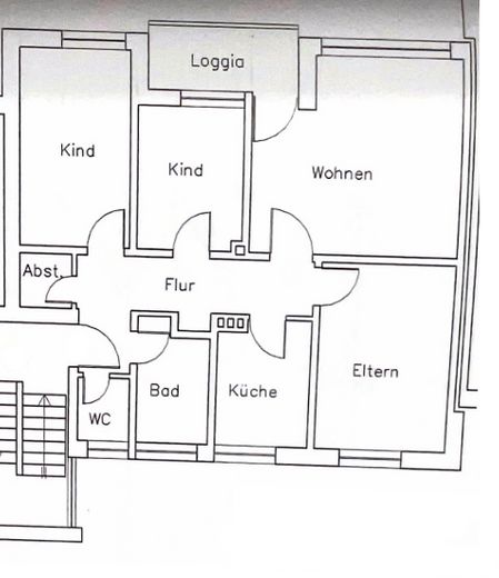 4 habitaciones, balcón, sótano: renovado y listo para entrar | sin comisión – Grundriss