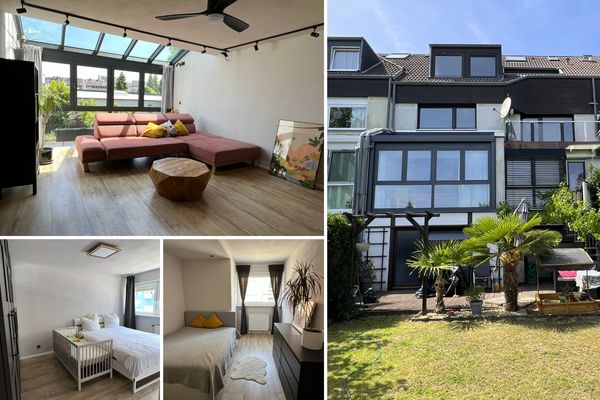 Living with the feeling of a house – 4 rooms with approx. 150 m² private garden, conservatory, garage and parking space