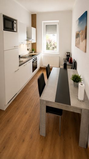Möblierte 2-Zimmer-Wohnung | Voll ausgestattet| WLAN | 3 Betten | Ab 3 Monaten – Foto 2