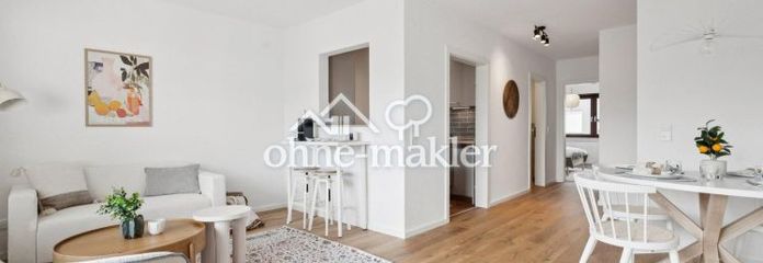 Ihr Platz zum Durchatmen: Moderne 2-Zimmer-Wohnung mit Grünblick im Herzen von Neckarau