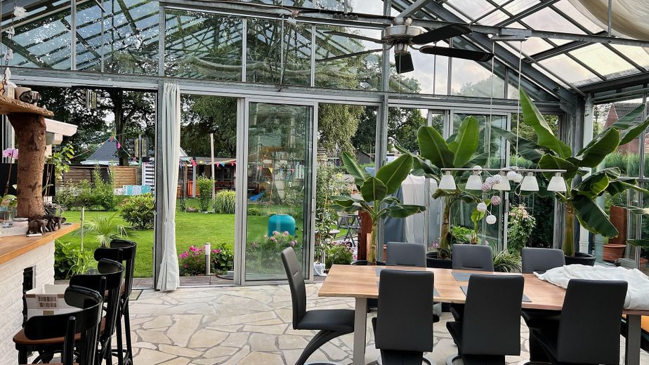 Blick ins Glashaus