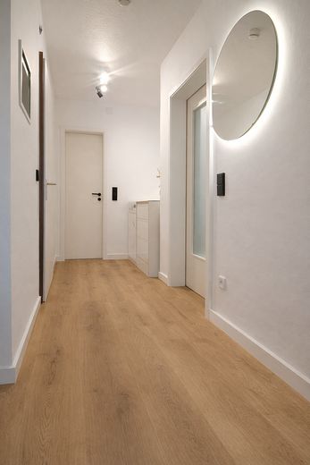 Flur Blick Eingang/Badezimmer