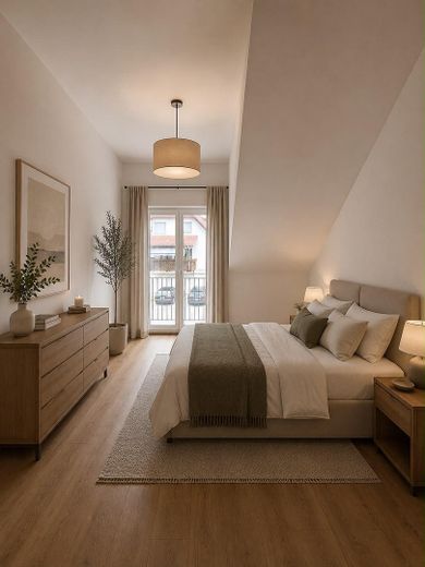 Exclusive apartment on a floor – Matrimonialschlafzimmer