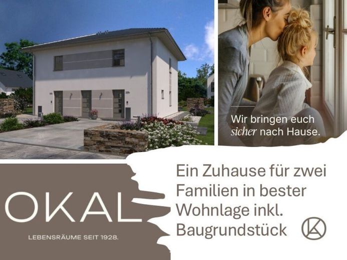 Gemeinsam wohnen. Freiraum behalten, mit dem Okal Zweifamilienhaus ist das möglich! – Foto 1