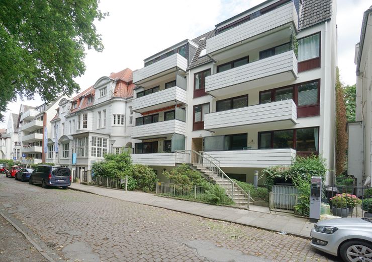 Außenansicht Mehrfamilienhaus