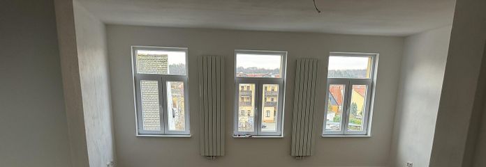 Blick ins Wohnzimmer 